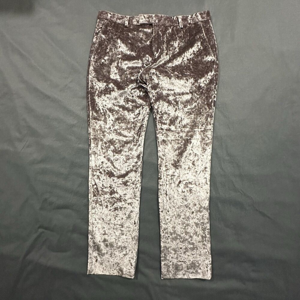 Twisted Tailor Velvour Pants Trousers Mens 34R Straight Regular Luxury Soft
